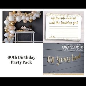 60th Birthday Party Pack